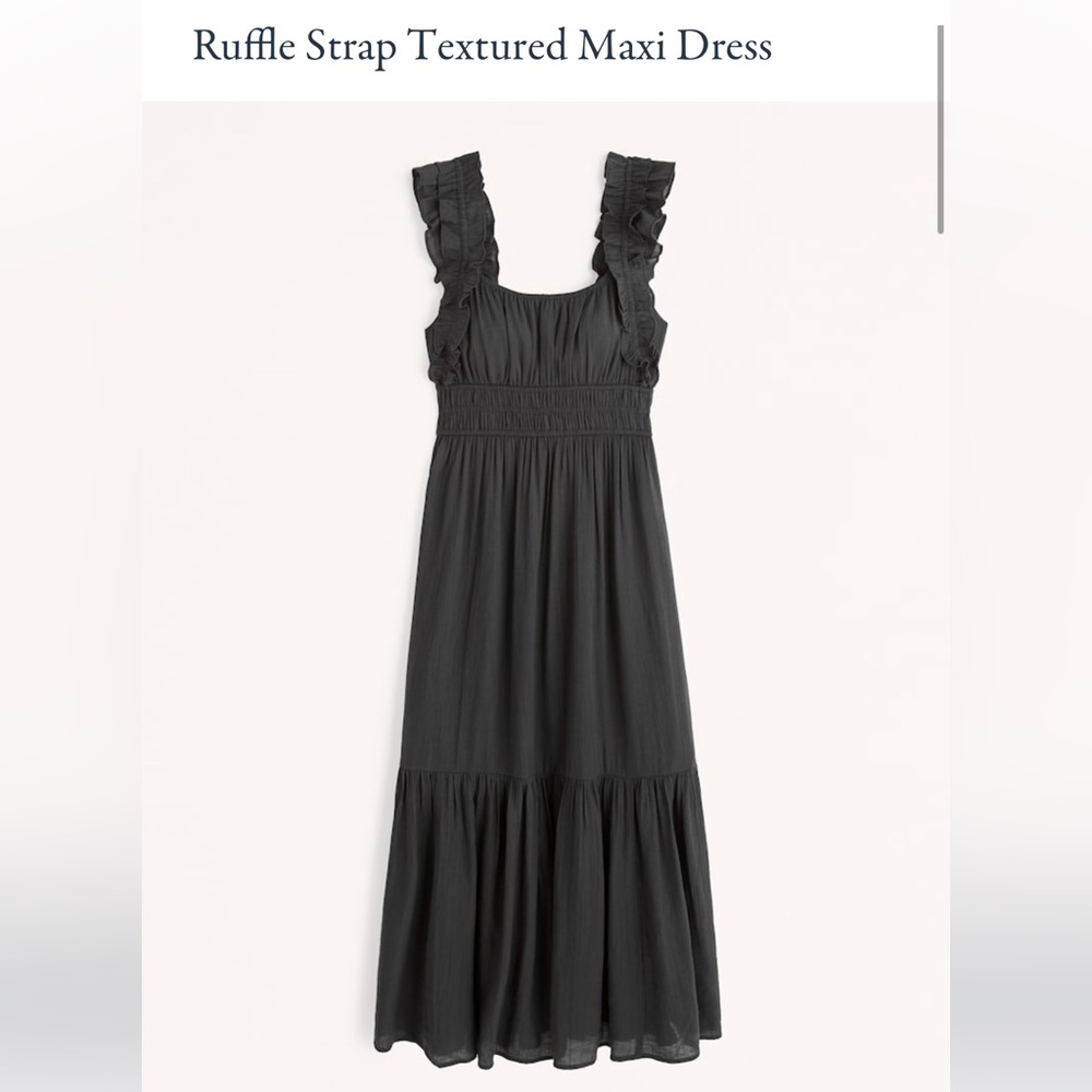 Abercrombie & Fitch Ruffled Tiered Maxi Dress